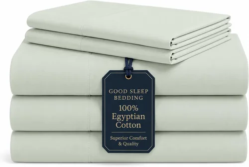 Miniatura 24 de Good Sleep Bedding Juego de sábanas divididas tamaño King para cama ajustable, sábanas de lujo, algodón egipcio, juego de sábanas de 5 piezas