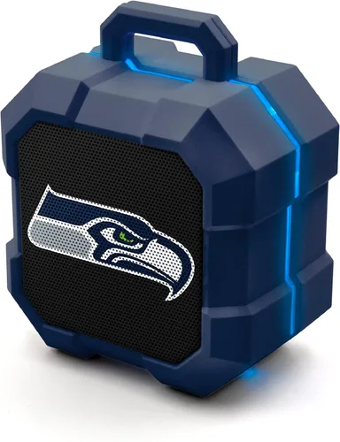 Miniatura 22 de SOAR NFL Shockbox - Altavoz Bluetooth inalámbrico LED, resistente al agua, IPX4, 5.0 Bluetooth con más de 5 horas de tiempo de reproducción, pequeño