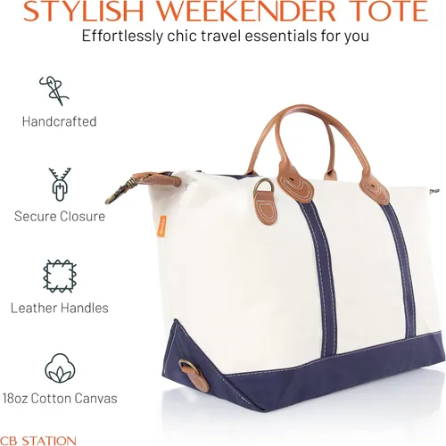 Miniatura 2 de CB STATION Bolsa de fin de semana para mujer bolsa de viaje moderna y funcional con correa de hombro desmontable, perfecta para viajes nocturnos