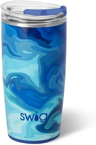 Miniatura 98 de Swig Life - Vaso aislante de 22 onzas, vaso de viaje para café con tapa, taza de café para viaje compatible con portavasos, de acero inoxidable