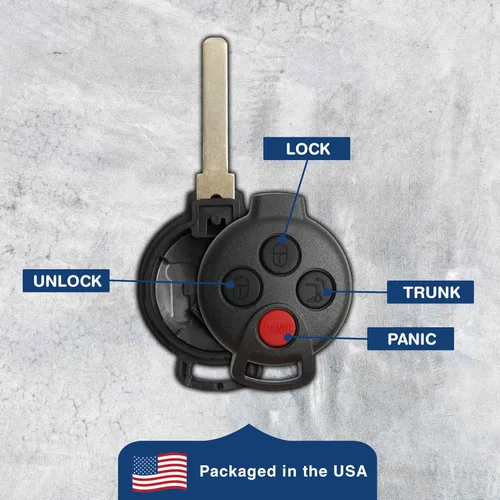 Miniatura 6 de Opción sin llave remoto llave llavero Shell Case (KR55WK45144)
