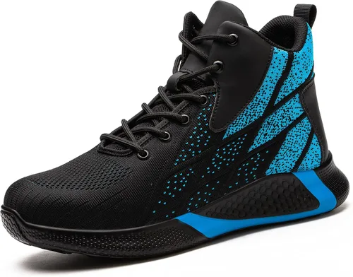 ARCHINSERT Zapatos de punta de acero para hombres y mujeres, zapatos de seguridad indestructibles, resistentes al deslizamiento, puntera de acero