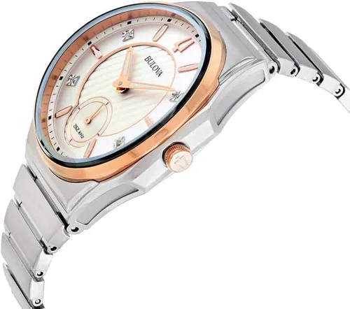 Miniatura 2 de Bulova 98P182 Reloj CURV para mujer Plateado Cronógrafo movimiento de cuarzo