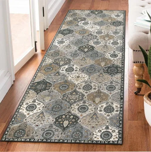 Miniatura 34 de Lahome - Alfombra de marroquí tejida, alfombra para cocina, pasillo, antideslizante, pasillo para entrada, pasillo de lavadero, dormitorio, 274 x