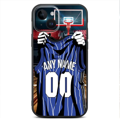 Miniatura 9 de Nombre y número personalizados de bricolaje – Camiseta de baloncesto de Oklahoma City – Funda de silicona líquida para iPhone 17 Air 16 15 Pro Max