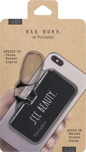 Miniatura 2 de Rae Dunn LECTOR DE ÓPTICA FINA W/FUNDA UNIVERSAL CON VER BELLEZA WILMA ART