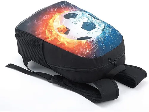 Miniatura 3 de Mochila adolescente, Universe Space TrendyMax Galaxy Pattern Mochila linda para la escuela, Football 1, Computadora portátil