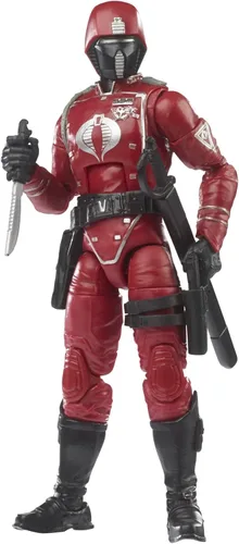 G.I. Joe Classified Series Figura de Acción Guardia Carmesí, 50 Juguetes Coleccionables Premium, Múltiples Accesorios Escala de 6 Pulgadas y Arte de