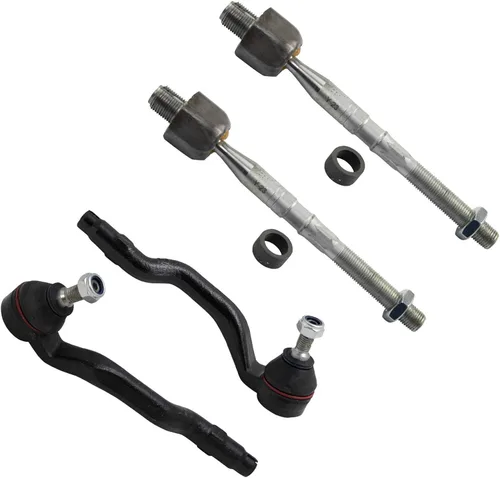Miniatura 28 de TRQ Juego de barras de acoplamiento delanteras interiores y exteriores de 4 piezas compatible con Jeep Cherokee 1991-2001 y Comanche 91-92