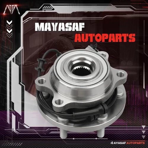 Miniatura 8 de 515065 [4WD/AWD solamente, 6 lengüetas, paquete de 2] Conjunto de cojinete de cubo de rueda delantera con ABS para Frontier/Xterra 2005-2015, 2