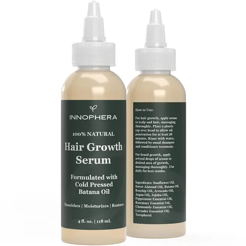 Aceite de batana para el crecimiento del cabello y el cuero cabelludo - Con aceites de jojoba, argán, romero y lavanda - Suero natural vegano