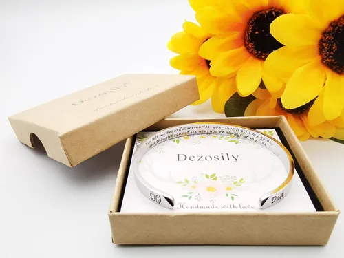 Miniatura 38 de Pulseras inspiradoras para mujer, joyería de acero inoxidable, con refranes, pulsera motivacional con mensaje oculto, pulseras grabadas para mejor