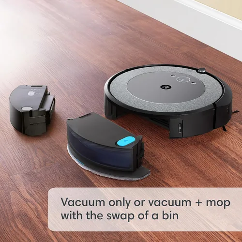 Miniatura 3 de iRobot Roomba Combo i5 Robot aspiradora y trapeador – Limpia por habitación con mapeo inteligente, funciona con Alexa, limpieza personalizada