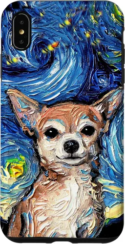 Miniatura 11 de Aja - Funda para iPhone 17, diseño de perro de noche estrellada, color marrón