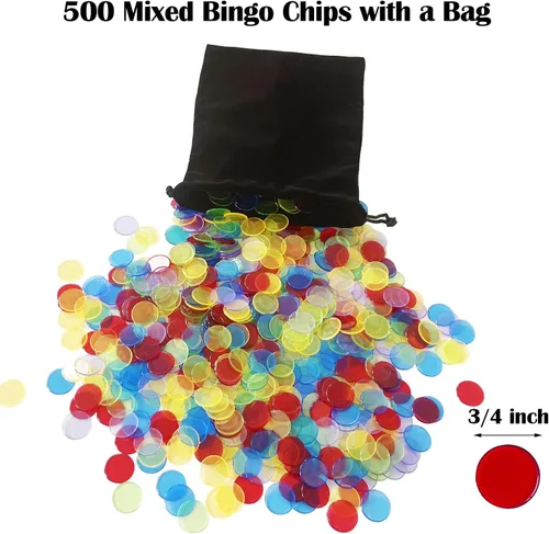 Miniatura 6 de Yuanhe Juego de bingo de lujo, jaula redonda de metal, 75 bolas de bingo de colores, 100 tarjetas de bingo, 500 fichas mixtas y tablero maestro