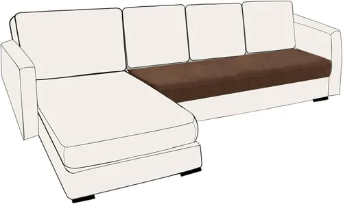 Miniatura 115 de UNBBRRL Fundas de cojín de asiento para sofá, elásticas, funda de cojín individual para sofá, fundas de cojín para sofá, fundas de héroe protegen