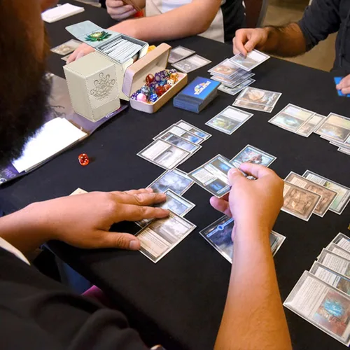 Miniatura 6 de PROMAXIBINDER Caja de cubierta MTG Commander - Se adapta a 100+ cartas, cierre magnético fuerte, caja de cubierta PU de piel para cartas de Magic