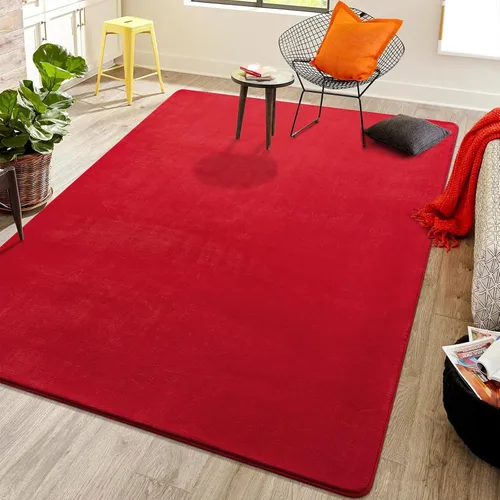 Miniatura 18 de Softlife Alfombra verde de 2 x 6 pies para dormitorio, sala de estar, lavable, suave, esponjosa, alfombra de pasillo antideslizante, alfombra
