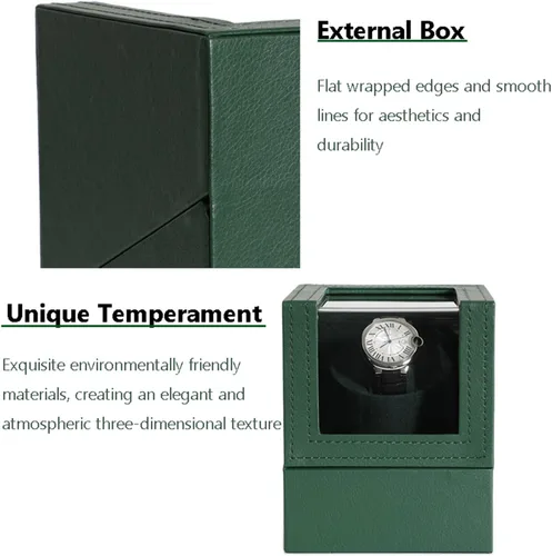 Miniatura 6 de Bobinadora de reloj para relojes automáticos Caja de reloj Bobinadora automática Motor japonés con opción de batería