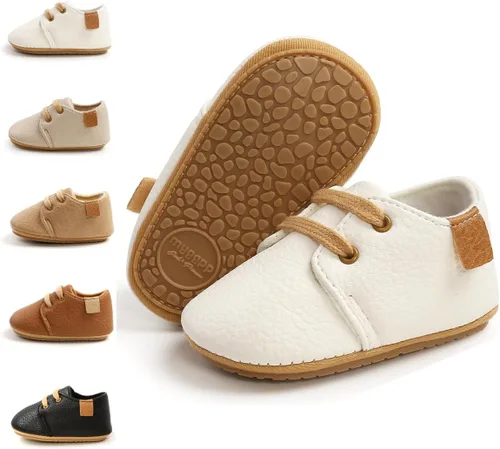 Meckior Botas para aprender a caminar unisex para recién nacidos, niños y niñas, terciopelo, suela de goma antideslizante, zapatos cálidos de forro