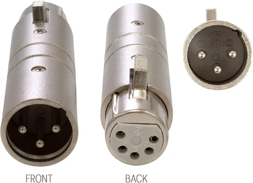 Miniatura 3 de SIRS-E Adaptador de convertidor DMX XLR macho a 5 pines XLR hembra DMX 70030 para interfaces, controladores y cables ENTTEC (paquete de 5)