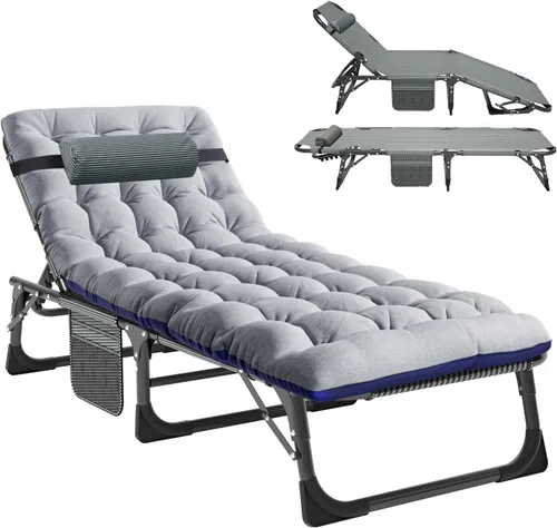 Miniatura 8 de Slsy Cama plegable con colchón, camas plegables para invitados, cuna escondida para adultos, cama plegable portátil con posiciones ajustables