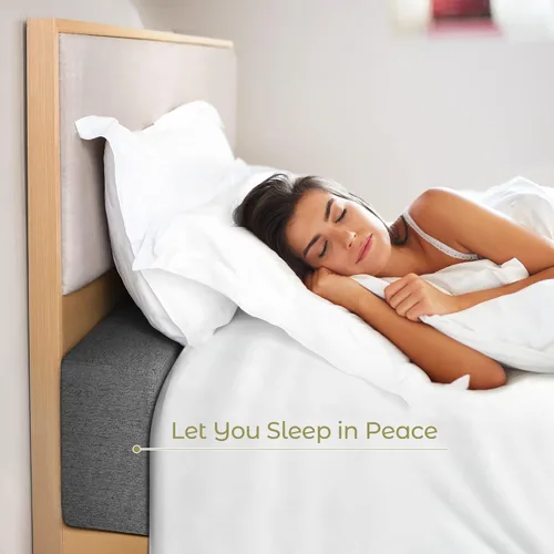 Miniatura 7 de DEEPSHARK - Relleno para hueco de cama de tamaño matrimonial, esponja de alta densidad 45D, funda extraíble y lavable, relleno extendido de colchón