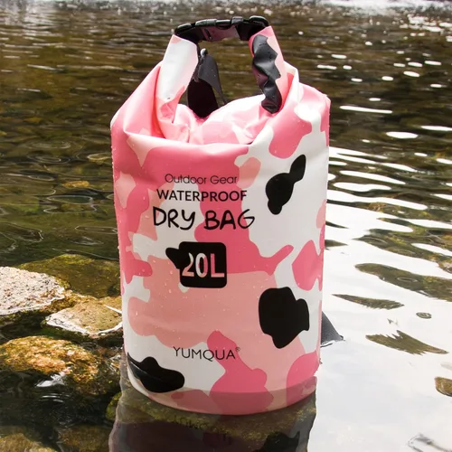 Miniatura 5 de YUMQUA Bolsas secas impermeables 5L/10L/20L/30L/40L para mujeres y hombres, bolsa seca flotante enrollable bolsa de almacenamiento impermeable