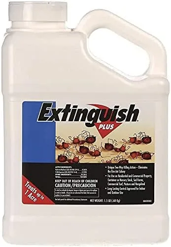 Mata Hormigas Control Extinguish Plus Cebo para Hormigas Rojas, 1.5 libras