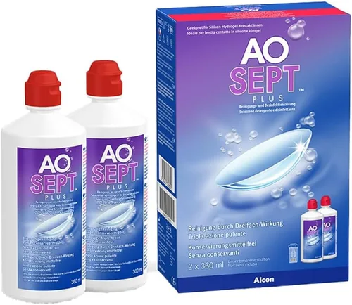 Miniatura 4 de Aosept Solución para lentes de contacto Plus Paquete de 3 meses (2 x 12.2 fl oz)