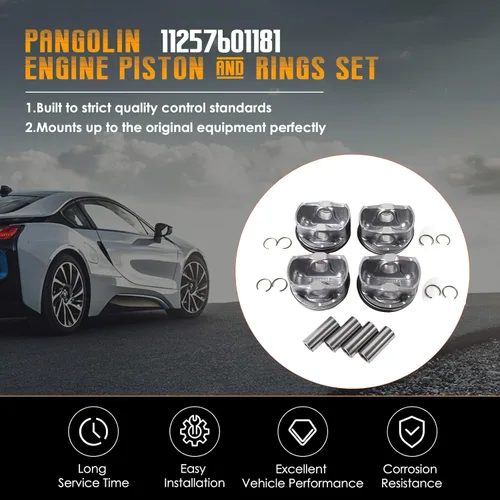 Miniatura 3 de PANGOLIN Juego de pistones y anillos del motor 23041-2E210 para Kia Soul Forte Forte5 Forte Koup 2.0L 2014 2015 2016 2017 2018 piezas del mercado