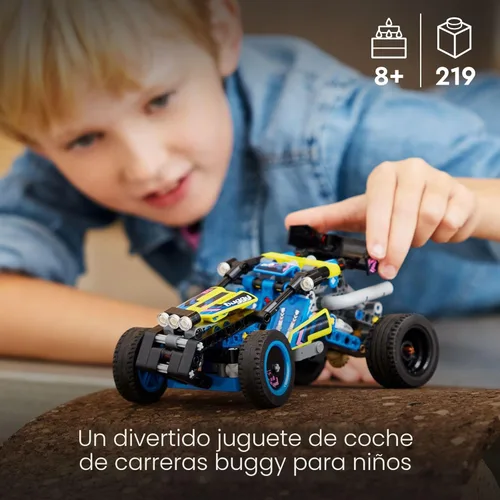 Miniatura 2 de LEGO Technic Off-Road Race Buggy - Coche de juguete para construir, juguete genial para niños, niñas y niños de 8 años que aman los concursos