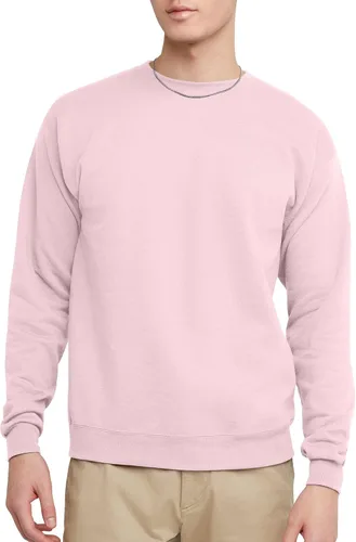 Miniatura 34 de Hanes EcoSmart - Sudadera de forro polar con cuello redondo para hombre, disponible en tallas grandes y altas, paquete de 1 o 2