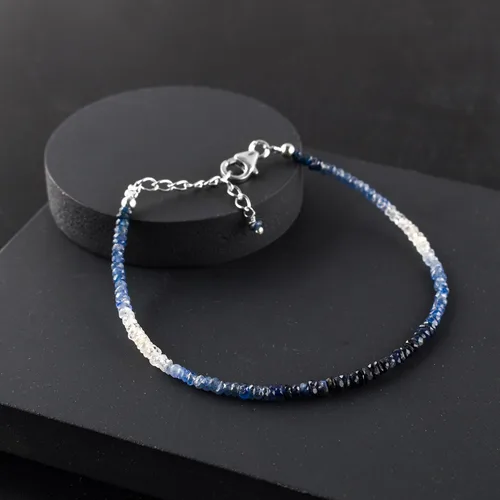 Miniatura 5 de Gifts For Women Shaded Beads Bracelets for Women, Natural Gemstone Handmade Full Beaded Jewelry, Birthstone, Crystals and Healing Stones 925