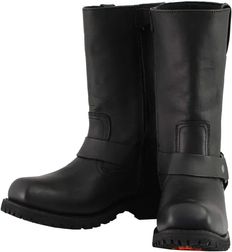 Miniatura 5 de Milwaukee Leather MBM131 - Botas de arnés clásicas de punta cuadrada para hombre de 11 pulgadas