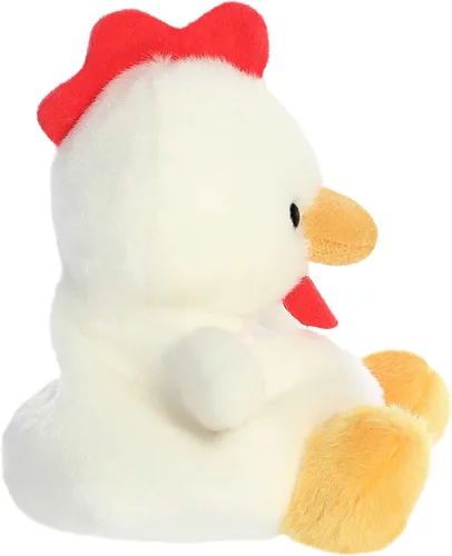 Miniatura 4 de Aurora Adorable animal de peluche Palm Pals Cooper Chicken, divertido peluche coleccionable para niños y adultos, perfecto para decorar habitaciones