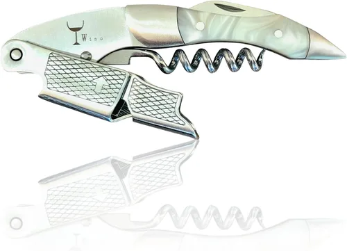 Miniatura 18 de Wino Wine Key! - Abridor de vino sacacorchos de sumiller profesional Acero inoxidable