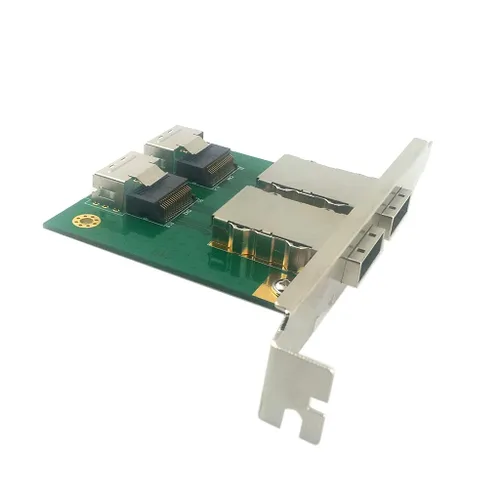 Miniatura 4 de Chenyang Mini SAS 2 SFF-8088 a 2 SFF-8087 HD adaptador convertidor de servidor de datos con soporte