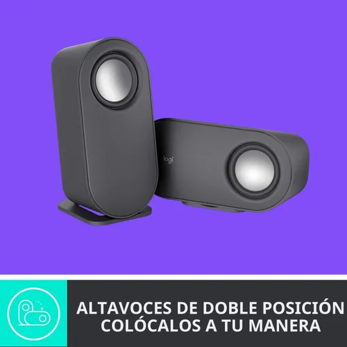 Miniatura 6 de Logitech Altavoces Bluetooth Z407 para computadora con subwoofer y control inalámbrico, sonido inmersivo, audio premium con múltiples entradas