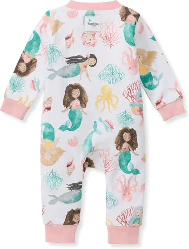 Miniatura 15 de Burt's Bees Baby - Pijama de una pieza para bebé, mameluco para dormir y jugar, algodón 100% orgánico, cremallera frontal