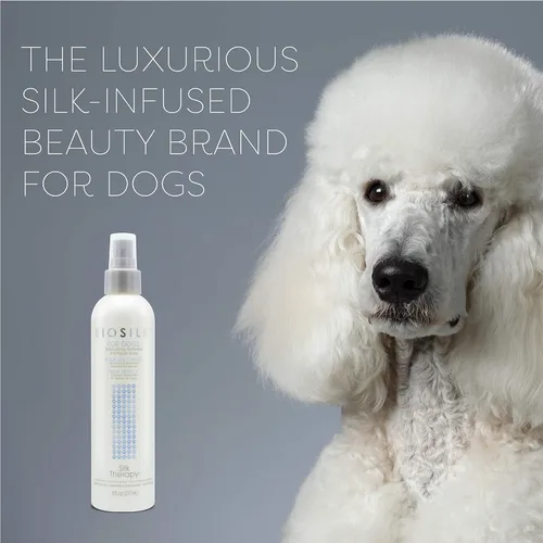Miniatura 4 de BioSilk Spray de champú sin agua de humedad profunda para perros, sin enjuague entre el baño, sin sulfatos ni parabenos, pH equilibrado, fabricado