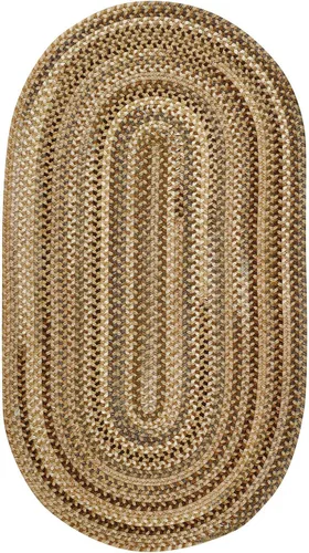 Miniatura 11 de Capel Rugs Manchester - Alfombra trenzada ovalada, 2 x 3 pulgadas, tonos dorados Tonalidades doradas