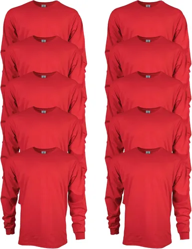 Miniatura 12 de Gildan - Camiseta de manga larga de algodón ultra estilo G2400 para adultos, paquete múltiple
