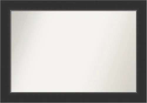 Miniatura 52 de Amanti Art Espejo personalizado, espejo de baño negro Astor, espejo de pared o espejo de tocador de baño sobre el fregadero (25 x 25 pulgadas)