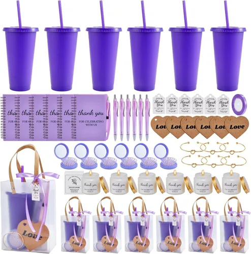 Miniatura 9 de 56 premios de baby shower para ganadores de juegos, regalos de baby shower, incluyendo vaso de plástico, cuaderno, velas perfumadas, bolígrafos Azul