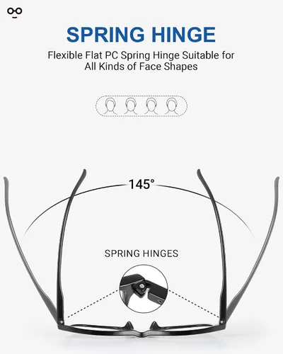 Miniatura 4 de JOLISU 5-Pack Ultra-Light Slim Frames Reading Glasses for Women - Readers for Women, Spring Hinges and Blue Light Protection