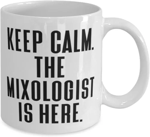 Miniatura 2 de Best Mixologist Gifts, Keep Calm. The Mixologist Is Here, Love Birthday 11oz 15oz Mug For Coworkers, Cup From Colleagues, Bar supplies, Bar tools
