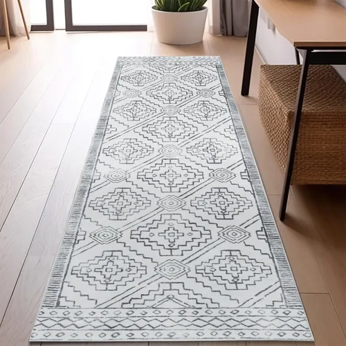 Miniatura 11 de jinchan Alfombra marroquí de pasillo 2x10 para pasillo - Alfombra de pasillo para cocina bohemia lavable a máquina, alfombra moderna suave, Boho