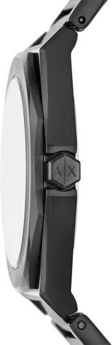 Miniatura 2 de AX Armani Exchange Reloj para mujer, reloj octogonal de tres manecillas para mujer con correa de acero inoxidable o silicona
