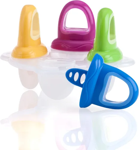 Nuby Garden Fresh Fruitsicle - Moldes con bandejas para paletas de helado, multicolor